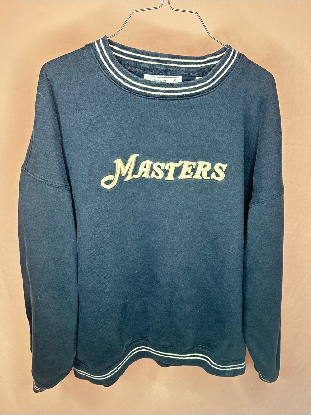 Vintage Masters Augusta National Chenille Crewneck Sweatshirt XXL